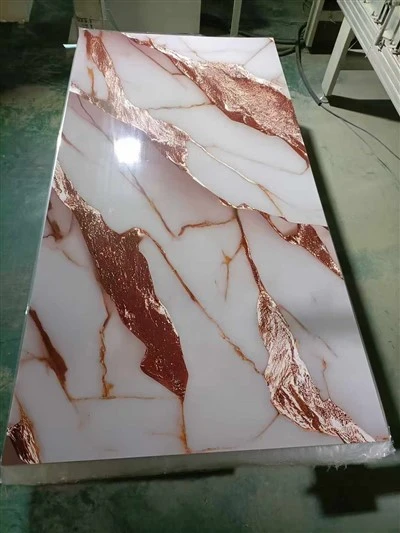 방수 UV 벽 패널 PVC 대리석 시트